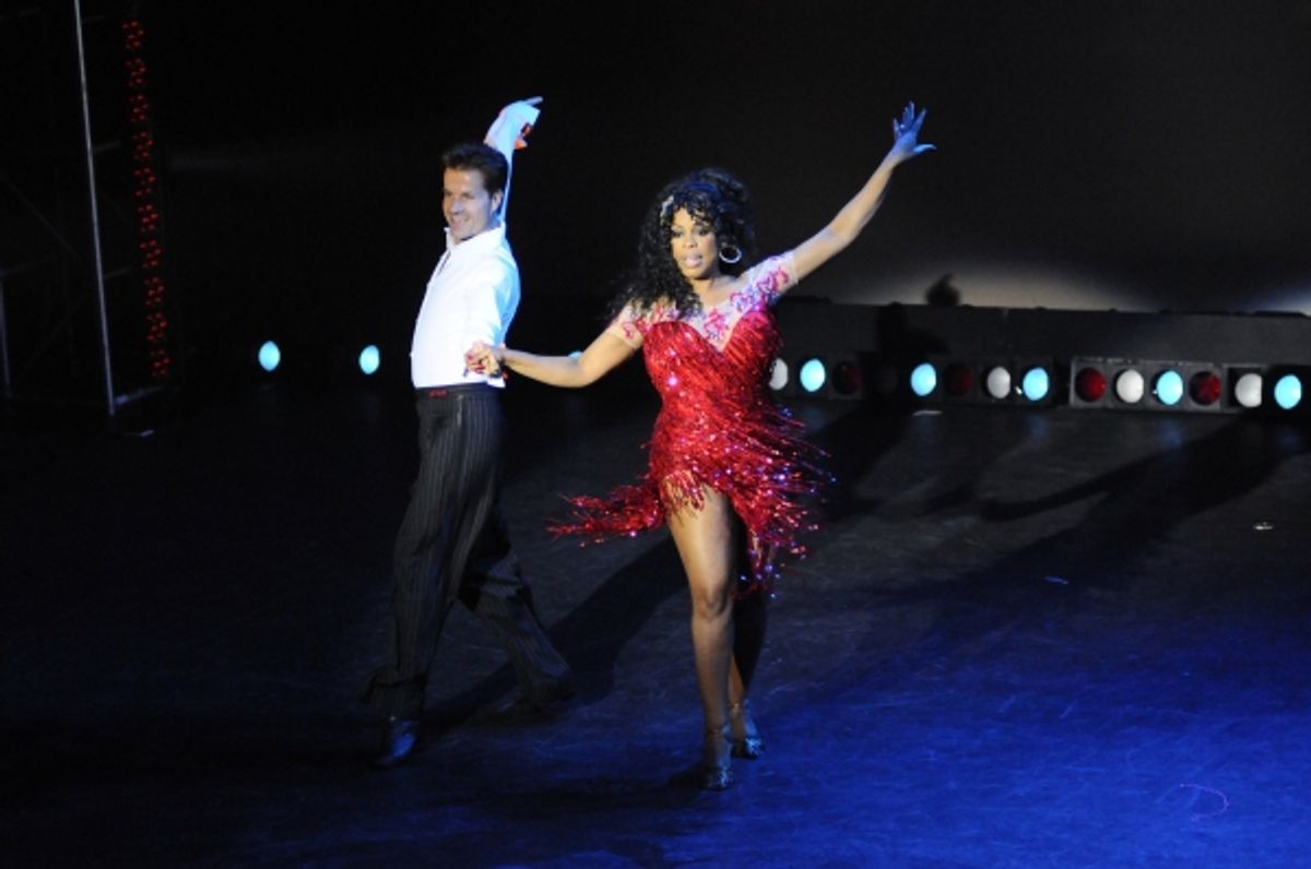 Louis Van Amstel and Niecy Nash at 